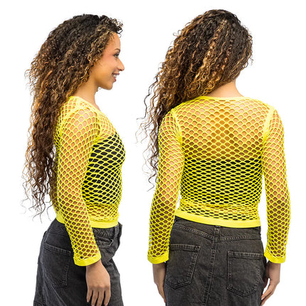 Visnet Shirt Geel