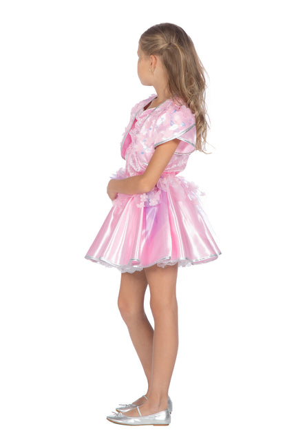 Rosa kleine geblümte Feder