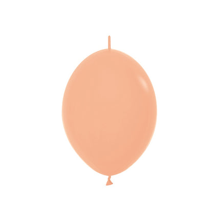 Orange Cantaloupe Ballons für Ballongirlande 15cm 50Stk