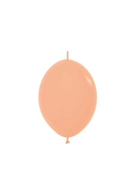 Orange Cantaloupe Ballons für Ballongirlande 15cm 50Stk