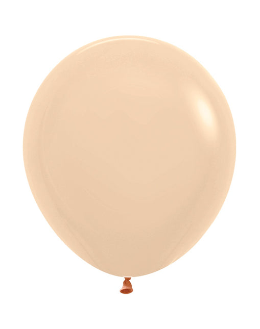Nackte Ballons Pfirsich 45cm 25Stk