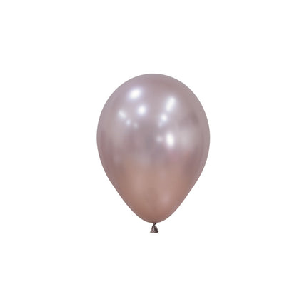 Rosa Luftballons metallisch 12cm 50Stk