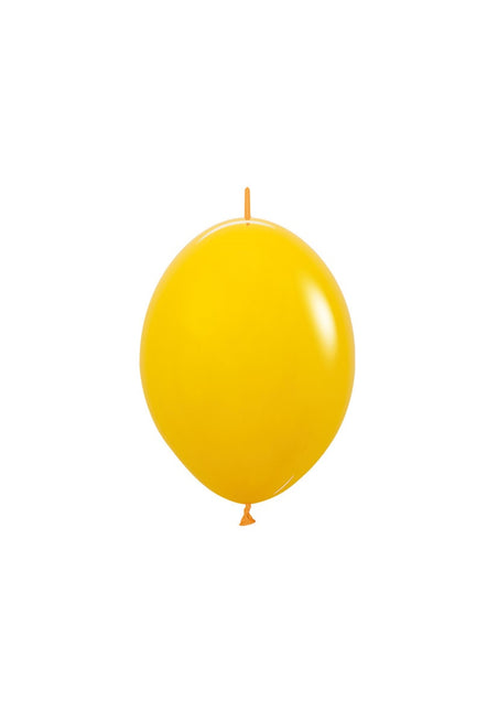 Gelbe Luftballons für Ballongirlande 15cm 50pcs