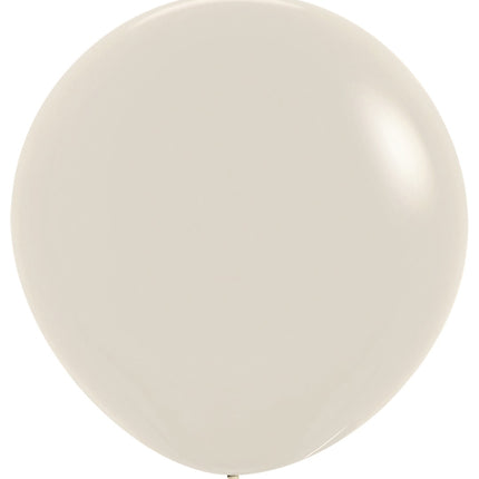 Beige Luftballons Creme 91cm 2Stk