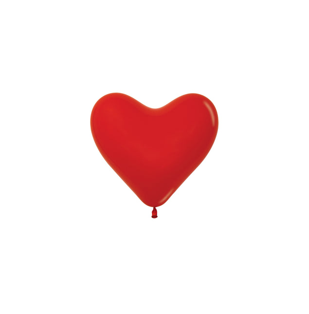 Rote Herzen Ballons 15cm 50Stk