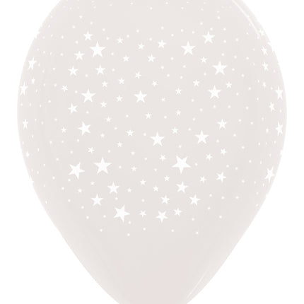 Transparente Luftballons Sterne 30cm 25Stk