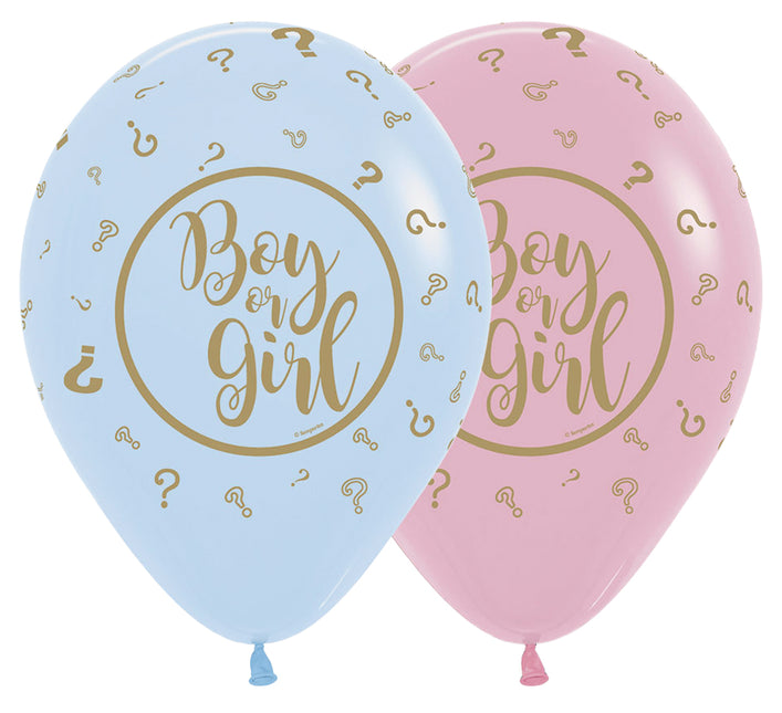 Gender Reveal Ballons 30cm 25 Stk