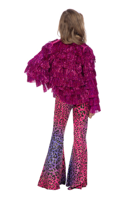 Festival Lametta Jacke rosa