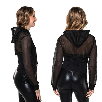 Visnet Vest Zwart