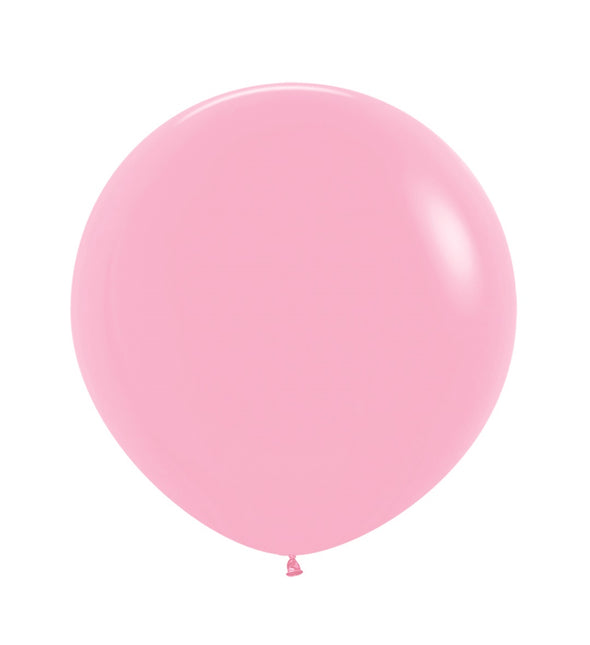 Hellrosa Luftballons Latex 61cm 3Stück