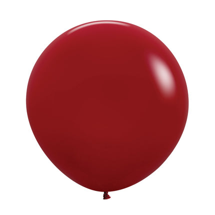Rote Luftballons Bordeaux 61cm 3Stück