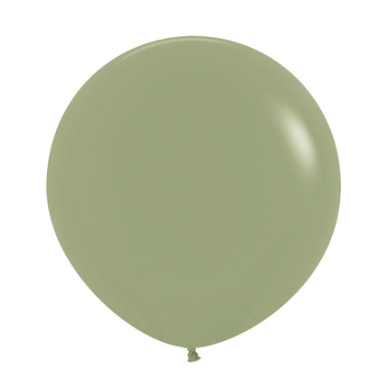 Grüne Luftballons Eukalyptus 61cm 3Stück