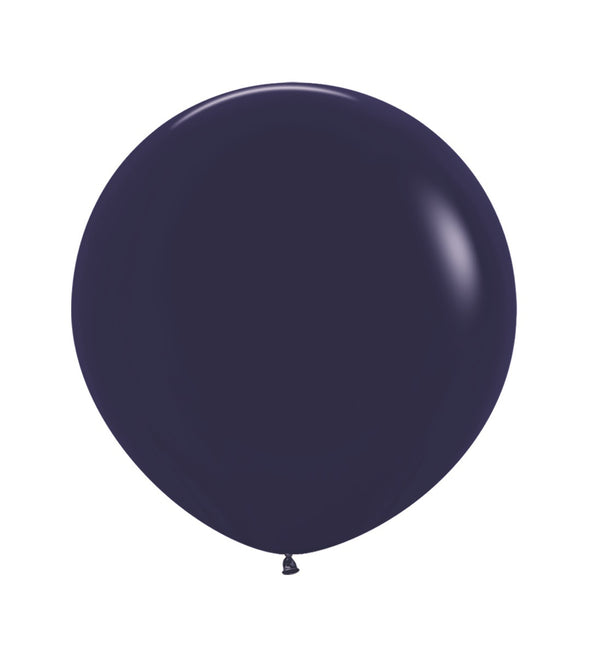 Dunkelblaue Luftballons Latex 61cm 3Stück