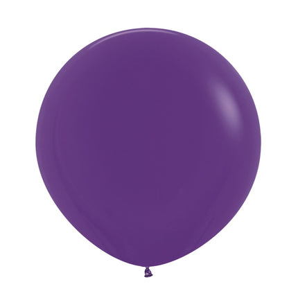 Lila Luftballons Latex 61cm 3Stück