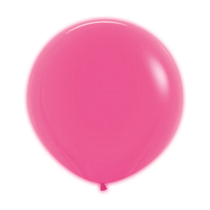 Fuchsia Ballons Neon 61cm 3Stück