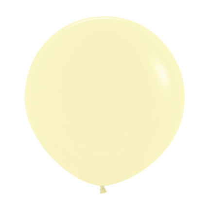 Hellgelbe Ballons 61cm 3Stück