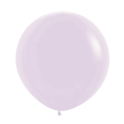 Fliederfarbene Ballons Pastell 61cm 3tlg