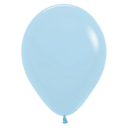 Blaue Ballons Matt 23cm 100Stk