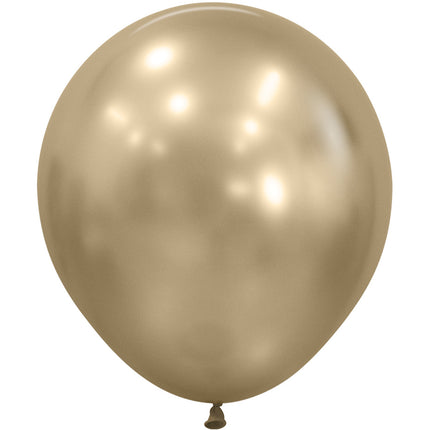 Gold Luftballons Seide 45cm 15Stk