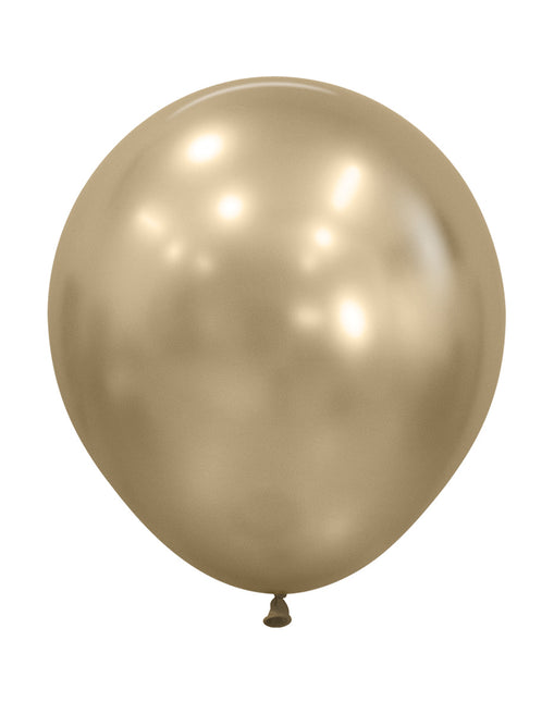 Gold Luftballons Seide 45cm 15Stk