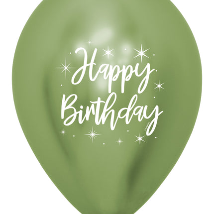 Happy Birthday Ballons Bunt 30cm 25Stück