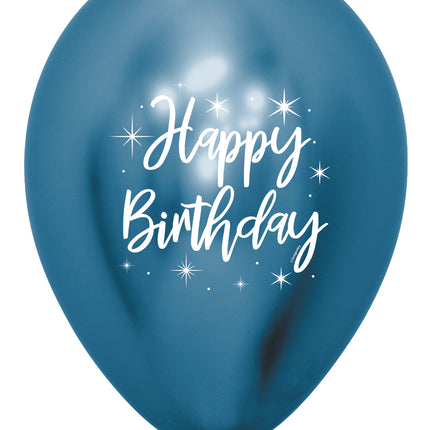 Happy Birthday Ballons Bunt 30cm 25Stück