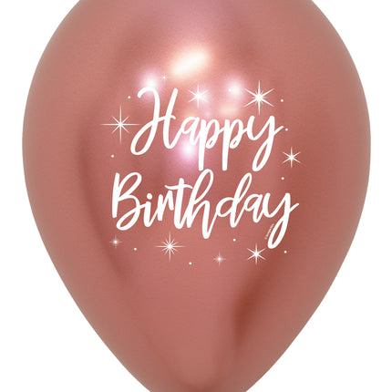 Happy Birthday Ballons Bunt 30cm 25Stück