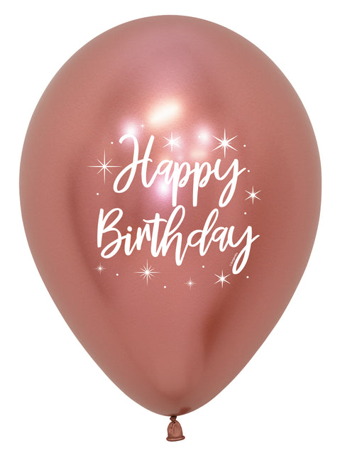 Happy Birthday Ballons Bunt 30cm 25Stück
