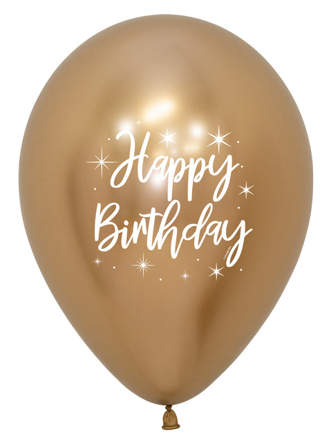 Happy Birthday Ballons Bunt 30cm 25Stück