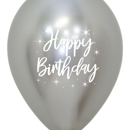 Happy Birthday Ballons Bunt 30cm 25Stück