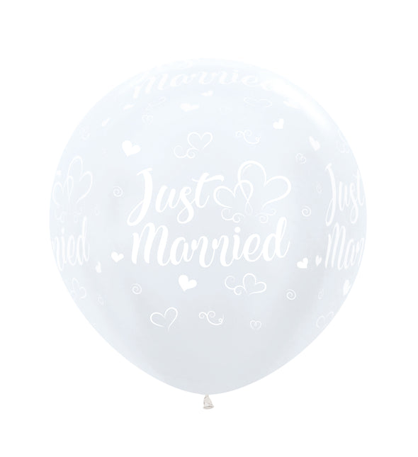 Hochzeit Ballons 61cm 2pcs