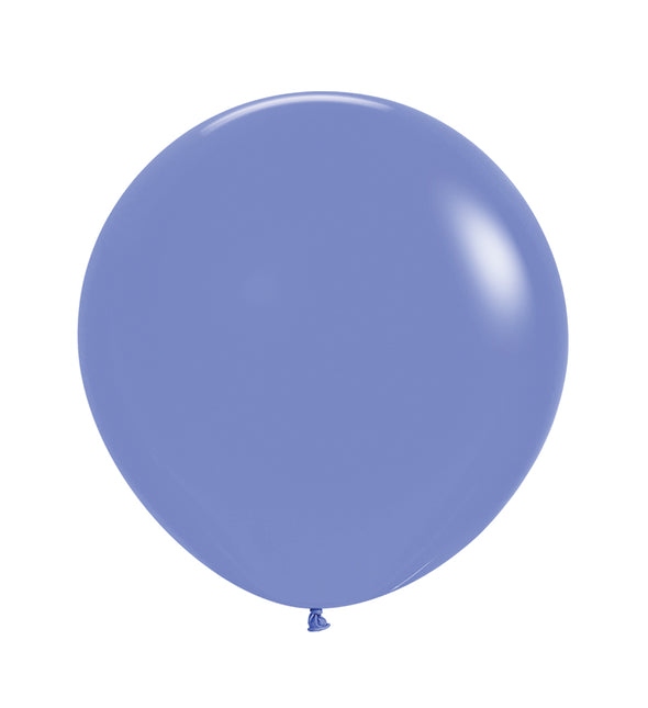 Blaue Ballons Glanz 61cm 3Stk