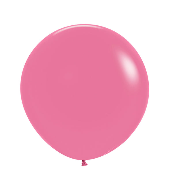 Rosa Luftballons Glanz 61cm 3Stück