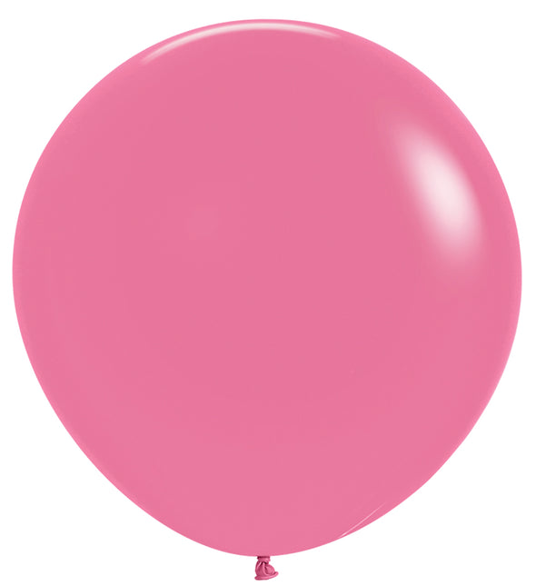 Rosa Luftballons Glanz 91cm 2Stk