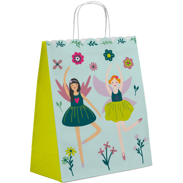 Ballerina Geschenktüte Papier 27cm 6Stk