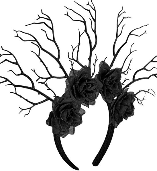 Dark Queen Kopfschmuck Schwarz