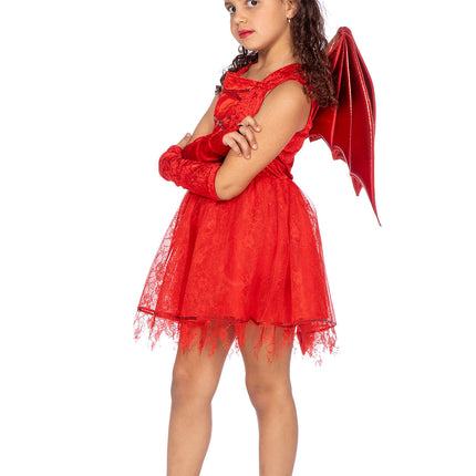 Devil Dress Red Girl 3 Stück