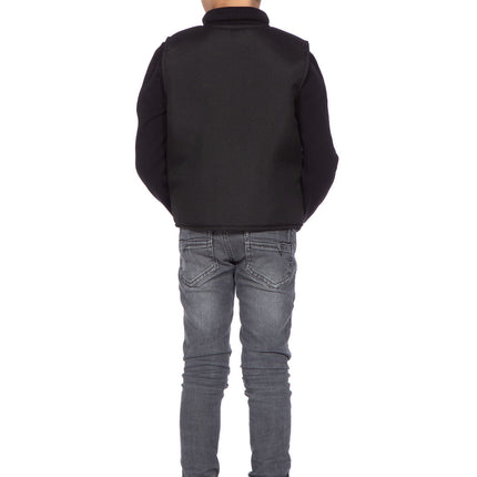 SWAT-Weste Jungen Schwarz (V)