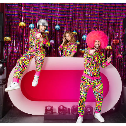 Perücke „Sugar“ neonrosa UV
