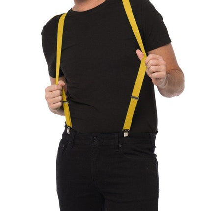 Hosenträger Gelb - Breite 2,5 cm