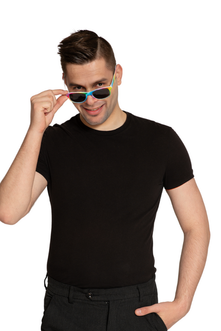 Regenbogenbrille Schwarze Brille