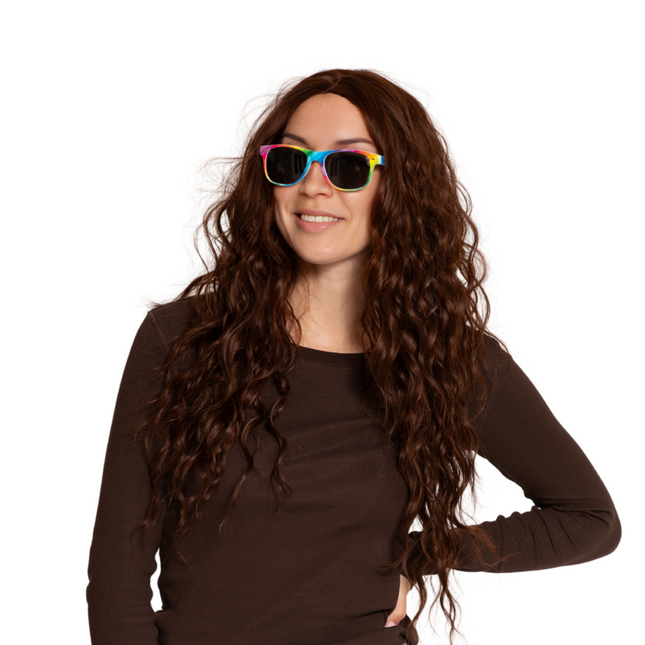 Regenbogenbrille Schwarze Brille