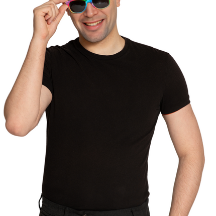 Regenbogenbrille Schwarze Brille
