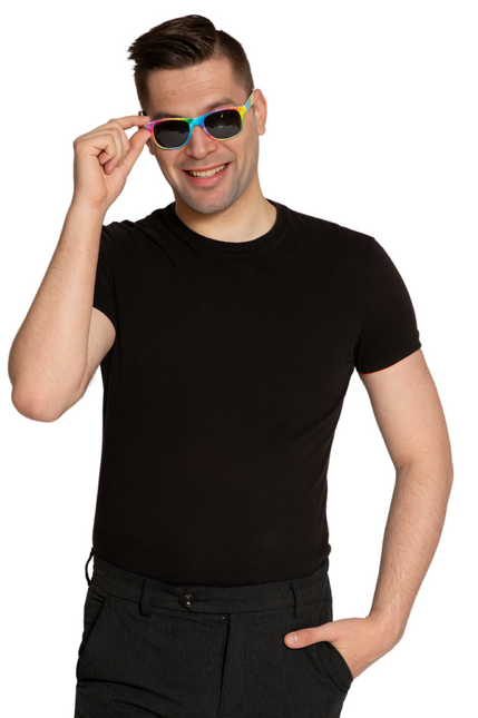 Regenbogenbrille Schwarze Brille