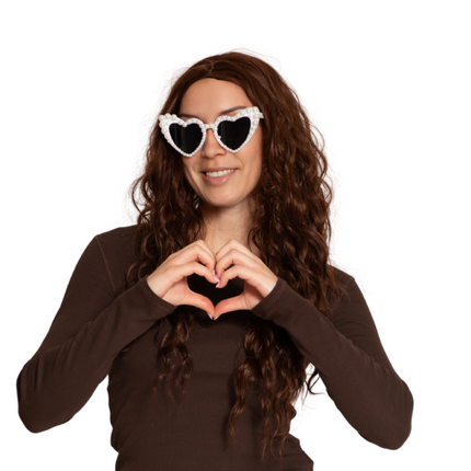 Brillen Liebe Perlen