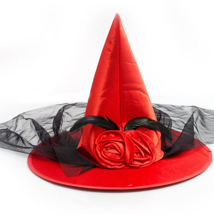 Halloween Hexenhut Orange Hoch