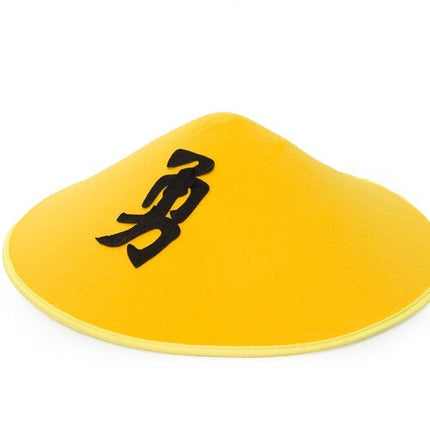 Chinesischer Filzhut Gelb