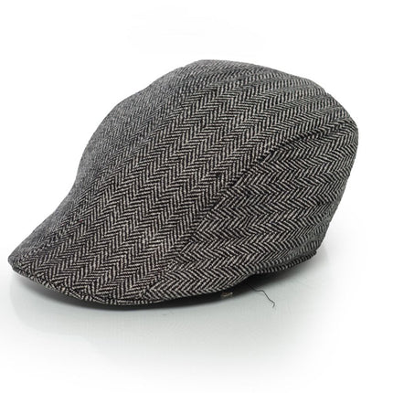 Zwanziger Jahre Mütze Deluxe Grau