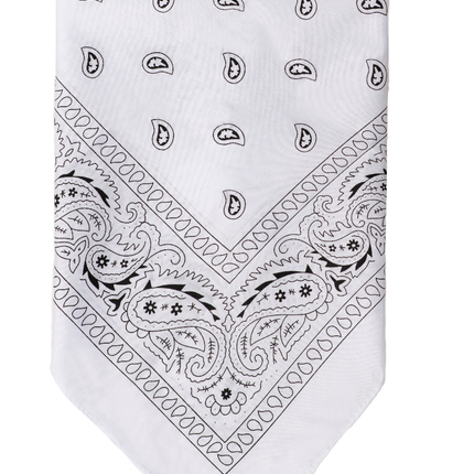 Weißes Bandana 52cm