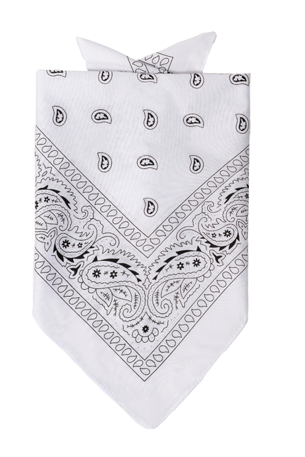 Weißes Bandana 52cm